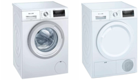 Bild von Siemens Waschturm WM14N191CH Waschvollautomat und Siemens WT43RV02CH Wäschetrockner